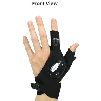 Nailonist kalastuskindad LED-laternaga ja sõrmelampidega öiseks kalastamiseks ning hädaremontideks