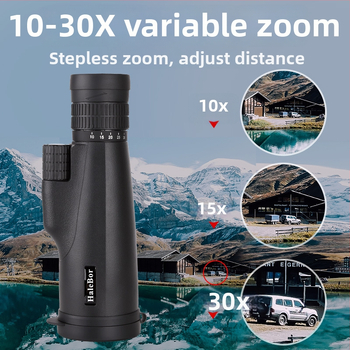 HaleBor Monokuliarinis Zoom Teleskopas 10-30x50