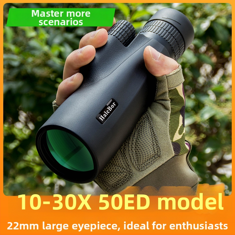 HaleBor Monokuliarinis Zoom Teleskopas 10-30x50