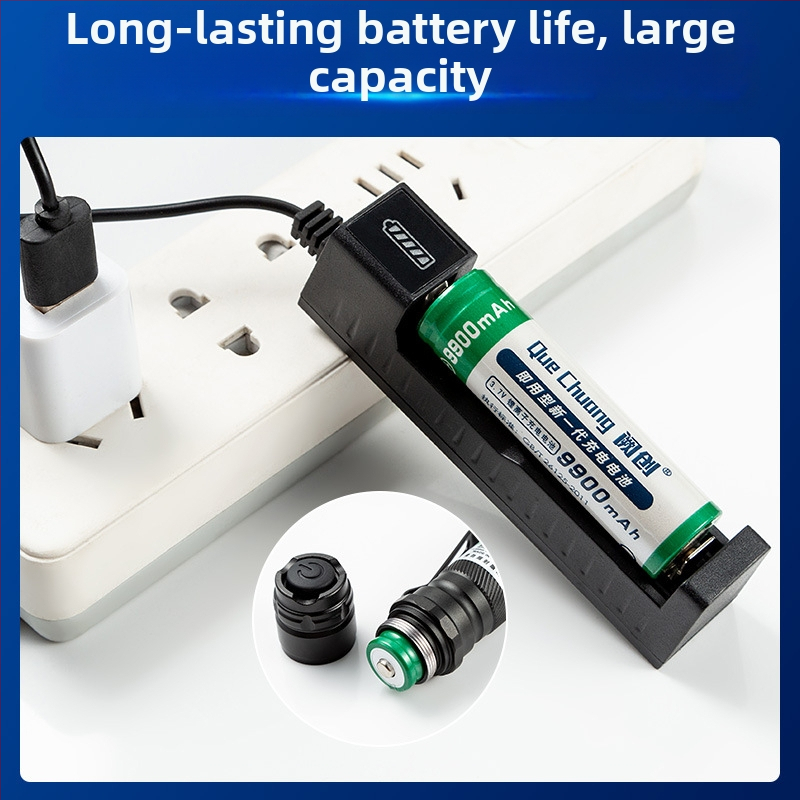 Que Chuang lāzera rādītāja laterna, infraraudais stars, garš diapazons, 18650 akumulators