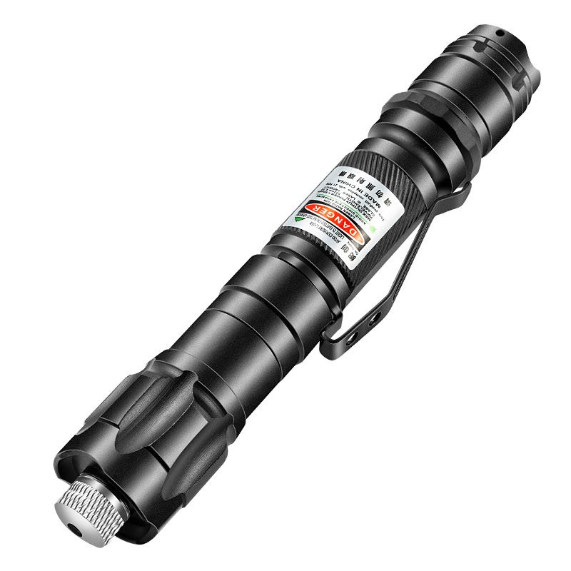 Лазерен указател-фенер Que Chuang, инфрачервен лъч, дълъг обсег, батерия 18650