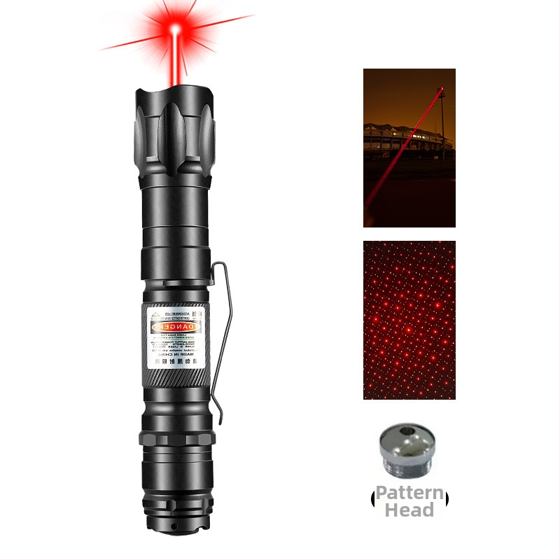 Que Chuang lāzera rādītāja laterna, infraraudais stars, garš diapazons, 18650 akumulators