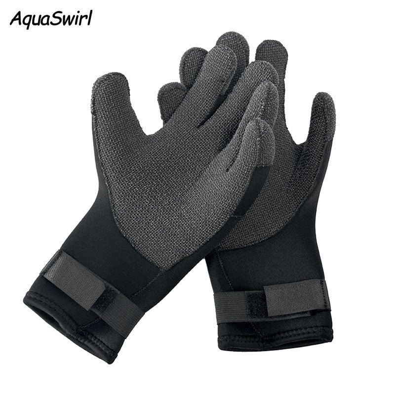 Дайвинг ръкавици от гума, устойчиви на разкрояване, Aquaswirl Aq-032