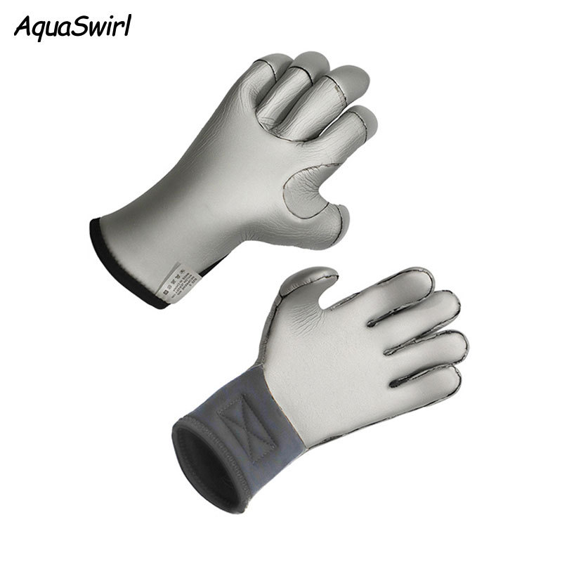 Дайвинг ръкавици от гума, устойчиви на разкрояване, Aquaswirl Aq-032