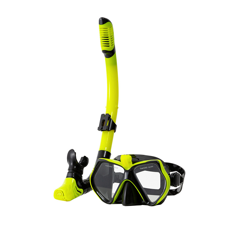 Profesionalni set maska za ronjenje i šnorkla – silikon rub, PC okvir, kaljeno staklo, suhi snorkel