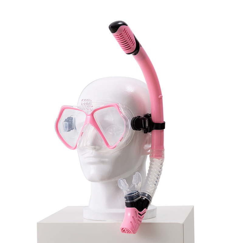 Profesionalni set maska za ronjenje i šnorkla – silikon rub, PC okvir, kaljeno staklo, suhi snorkel