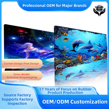 Hiirepadja Dolphin seeria: Allveelahe maailm – looduslik kumm, libisemiskindel pind, soojusülekanne, OEM kohandamine