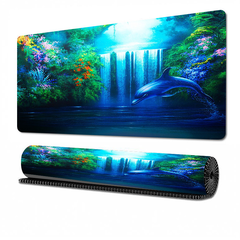 Hiirepadja Dolphin seeria: Allveelahe maailm – looduslik kumm, libisemiskindel pind, soojusülekanne, OEM kohandamine