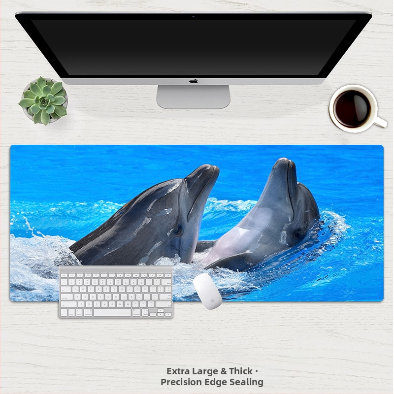 Hiirepadja Dolphin seeria: Allveelahe maailm – looduslik kumm, libisemiskindel pind, soojusülekanne, OEM kohandamine