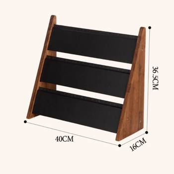 Вертикална витрина за бижута, 3 и 4 нива, древен дървен стил, Yiwu произход