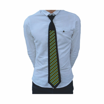 LED осветена вратовръзка за Хелоуин изпълнения, стрелковиден стил, Crown Star марка, Shenzhen произход