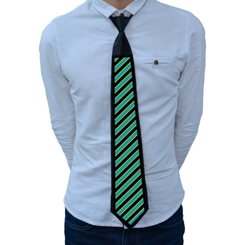 LED осветена вратовръзка за Хелоуин изпълнения, стрелковиден стил, Crown Star марка, Shenzhen произход