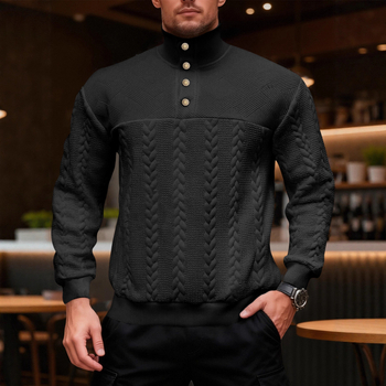 Суитшърт с яка стойка, цип отпред, райета в стил колаж и шевове, свободна кройка