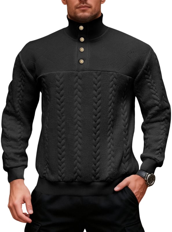 Суитшърт с яка стойка, цип отпред, райета в стил колаж и шевове, свободна кройка