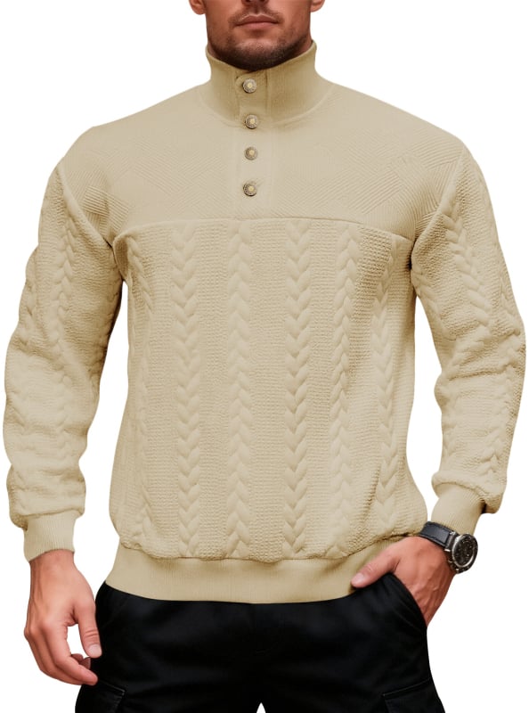 Суитшърт с яка стойка, цип отпред, райета в стил колаж и шевове, свободна кройка