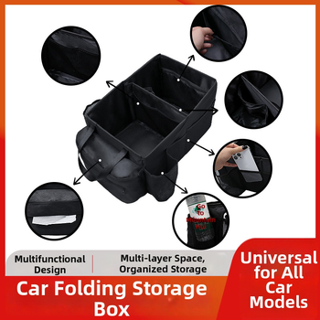 Kokkupandav pagasiruumikast auto sisustuseks, kangas, veekindel, universaalne sobivus