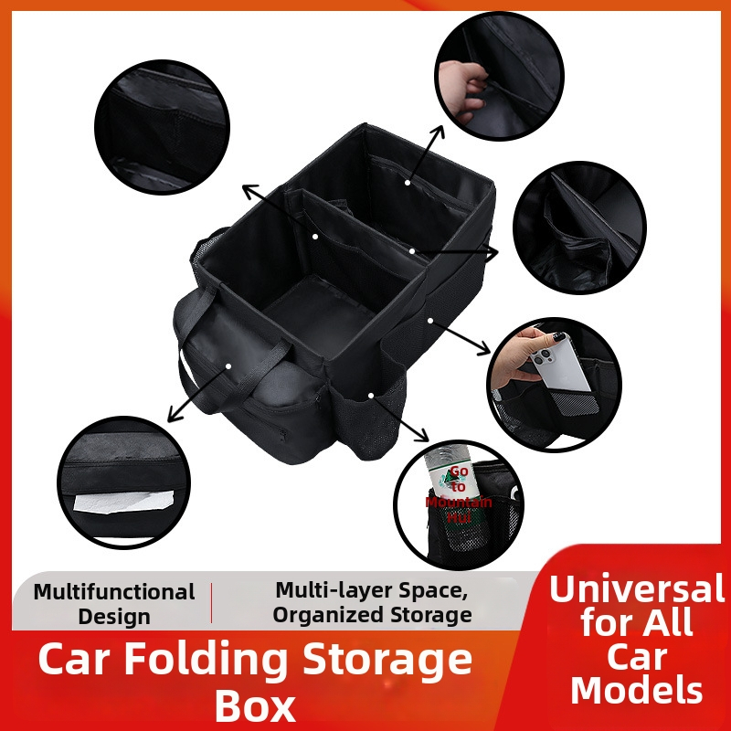 Kokkupandav pagasiruumikast auto sisustuseks, kangas, veekindel, universaalne sobivus