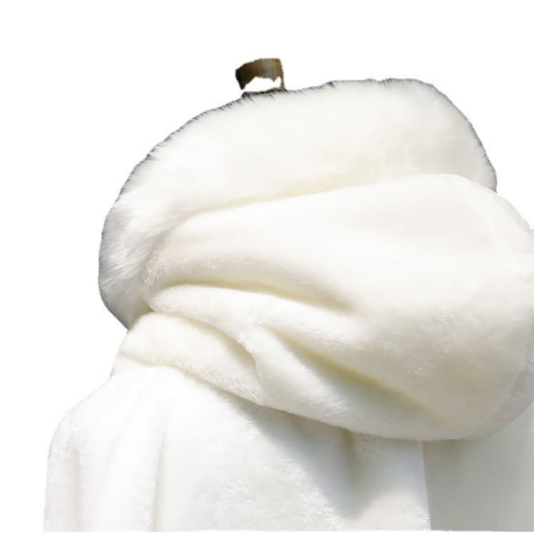 GSGXLY вълнен зимен шал — персонализирано сватбено наметало с фалшив лисичи пух, шал аксесоари