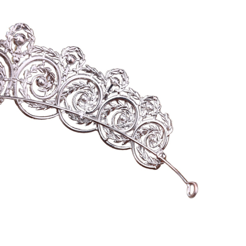 Tiara za kosu od Rhinestone — ženska kruna s dijamantima, marka Tuan Ming, stil: ženski, oblik: kruna