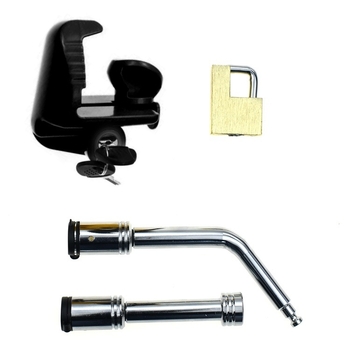 Комплект заключващи халки за RV/яхтово ремарке с кръгла глава – цилиндър на заключването: алуминиева сплав + цинкова сплав + желязо; тегло 620 g или 1275 g; за автомобили