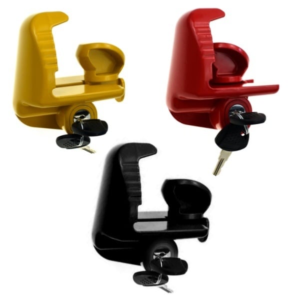 Комплект заключващи халки за RV/яхтово ремарке с кръгла глава – цилиндър на заключването: алуминиева сплав + цинкова сплав + желязо; тегло 620 g или 1275 g; за автомобили