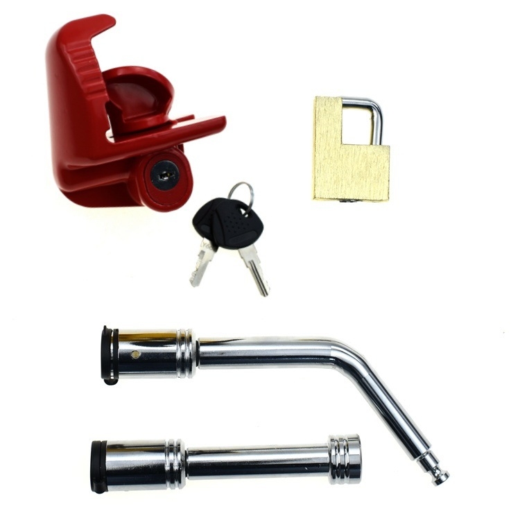 RV/jaht-haagise lukustushakide komplekt ümmarguse peaga – Lukustuskilp: alumiiniumist sulam + tsingi sulam + raud; Kaal: 620 g või 1275 g; Auto jaoks