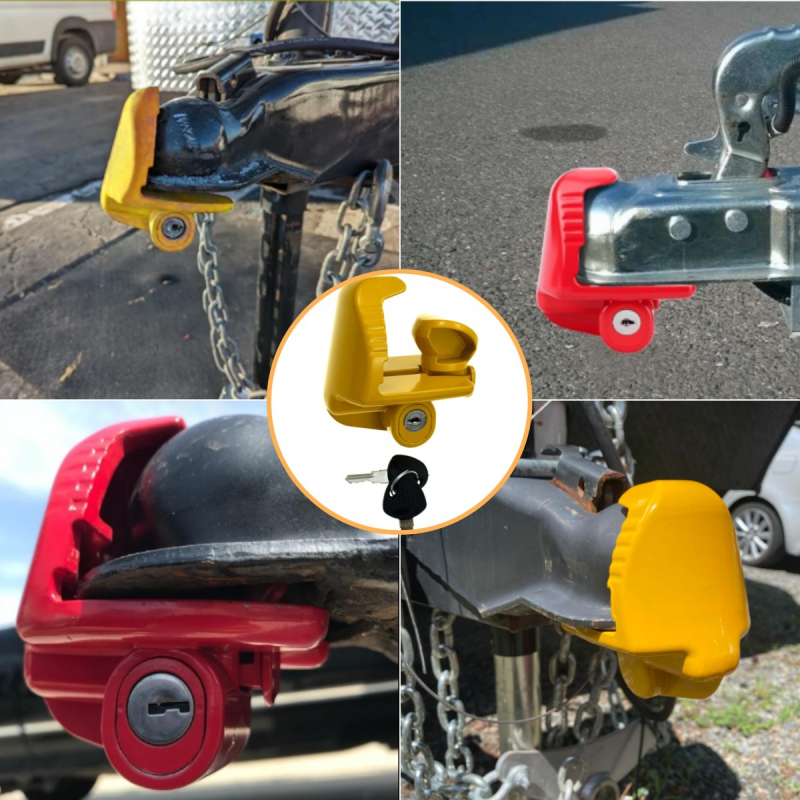 RV/jaht-haagise lukustushakide komplekt ümmarguse peaga – Lukustuskilp: alumiiniumist sulam + tsingi sulam + raud; Kaal: 620 g või 1275 g; Auto jaoks