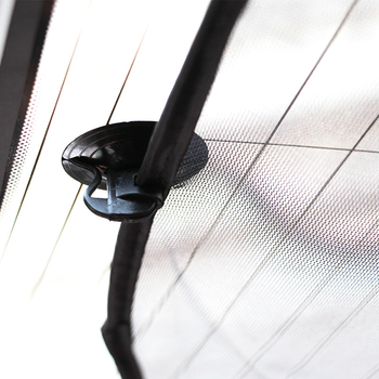 Автомобилен слънцезащитник за интериор от нейлонова мрежа, монтаж с вакуумна чашка, лого печат, карикатурен принт, тегло 0.11 кг