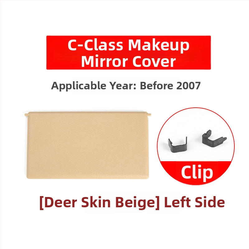 Oukachi kosmeetiline peegel Mercedes-Benz C-Klass W203 eesmise päikesekaitse kate, plastik kate