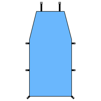 SUV bočni nadstrešak za auto — Oxford tkanina, vodootpornost 2000 mm, vanjski nadstrešak