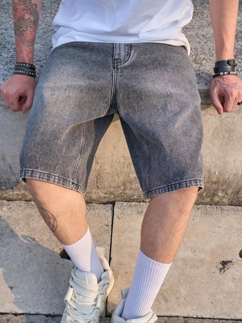 Мъжки винтидж дънкови дънки, прав силует, ниска талия, цип, Modal плат