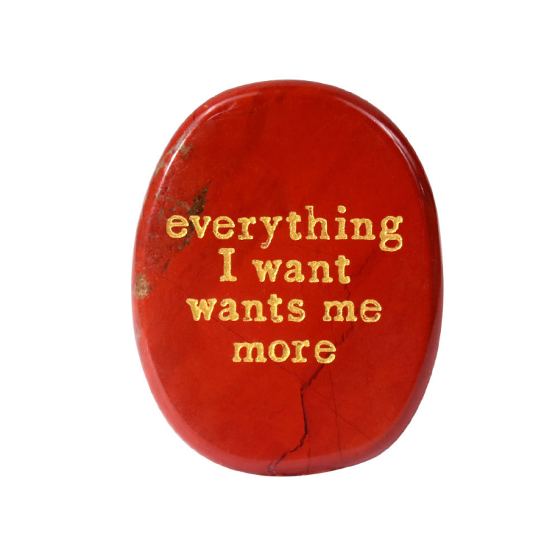 Гравиран овален обсидианов палмов камък за облекчаване на стреса