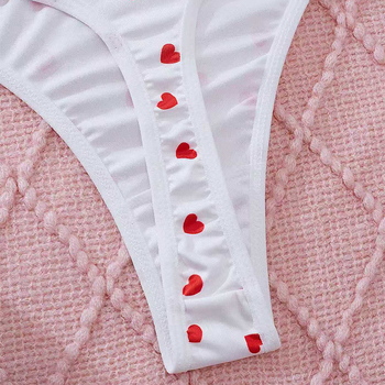 Sieviešu intīmu komplekts ar režģa dizainu, poliestera audums, 90–95% poliester satura, sievietēm, mīļš meitenīgs stils