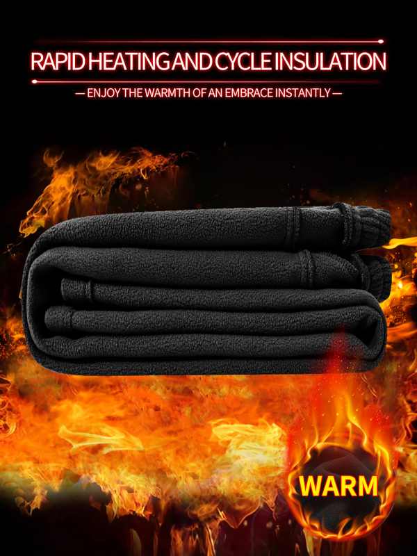 Мъжки зимни панталони с подплата от флийс, прави крачоли, 100% полиестров флийс, дебели и топли за ежедневна употреба