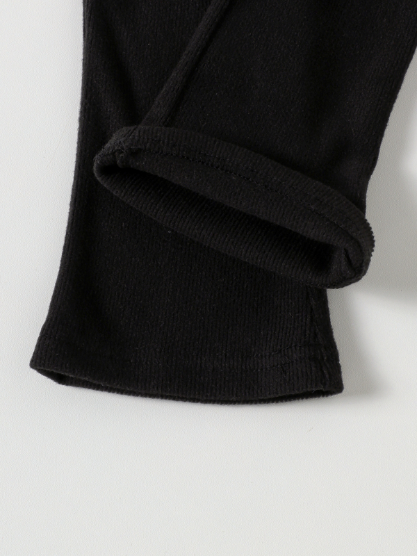 Kaheosaline laste komplekt: pikkade käistega pusa ja püksid südame mustriga, puuvill-poliesteri segu, kapuutsita