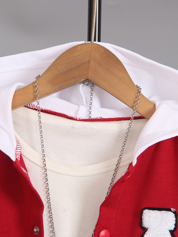 Poiste kaksososaline kapuutsiga dressipükside komplekt, 100% polüester, pikad varrukad, talve-sügis hooaeg, vanus 3–8 aastat