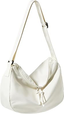 Unisex lõuendist crossbody kott tänavuse moe stiilis, suur maht, horisontaalne ruudukujuline kuju, tõmblukk, vooder nailon