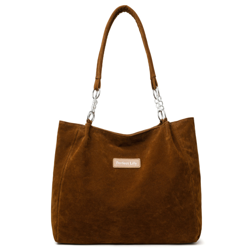 Tote kott – Deerskin, linnaline lihtsus stiil, horisontaalne ruudukujuline kuju, tõmblukk avamine, sisemine tõmblukuga tasku