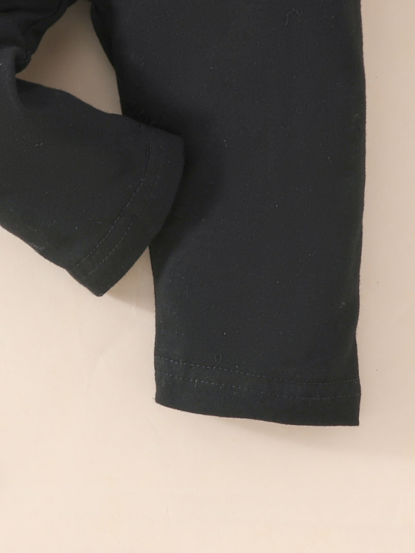 Kolmekomponentne laste kostüüm, karikatuurimuster, pikad varrukad, sügis-talv, piimase siidkanga, 100% polüester, lastele 0–1 aasta