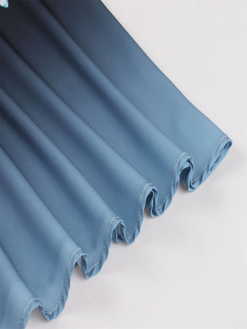 Пола А-линия с 3D шарка, дигитален печат, полиестер (95%+), средна дължина