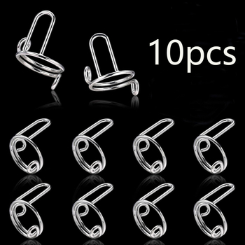 Női vintage stílusú körömgyűrűk — anyag: réz, U alakú forma, elektroplating, 10 darabos készlet