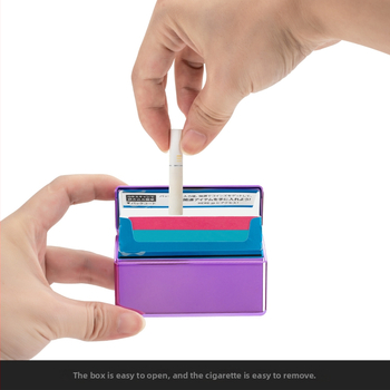 PC-plastist hoiukarp Ilum One sigaretipaki jaoks — niiskuskindel ja survekindel, 20-osaline komplekt, logotüübi trükkimine, privaatne märgis saadaval