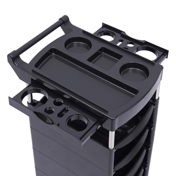 Тележка за инструменти за красота и фризьорство – пет чекмеджета, PP материал, модел A60, модерен стил, сглобяема