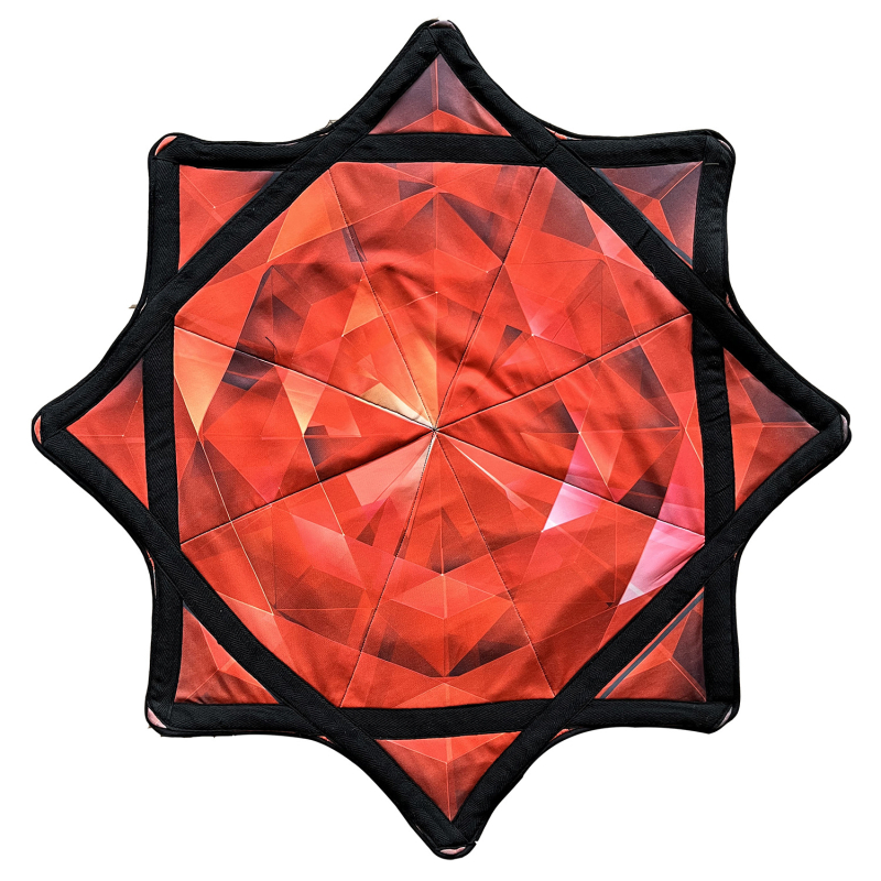 Șal de dans Yangko din Lycra, formă octagonală, pentru adulți, Primăvara 2023