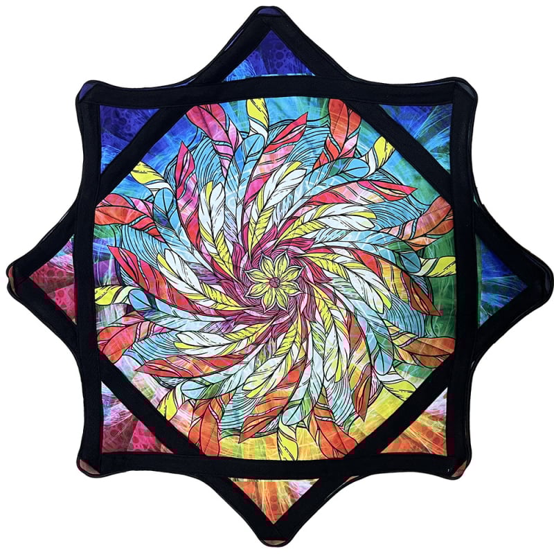 Șal de dans Yangko din Lycra, formă octagonală, pentru adulți, Primăvara 2023