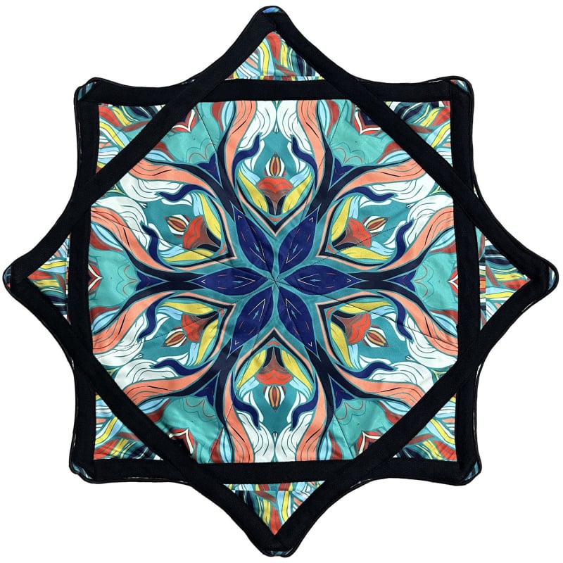 Șal de dans Yangko din Lycra, formă octagonală, pentru adulți, Primăvara 2023