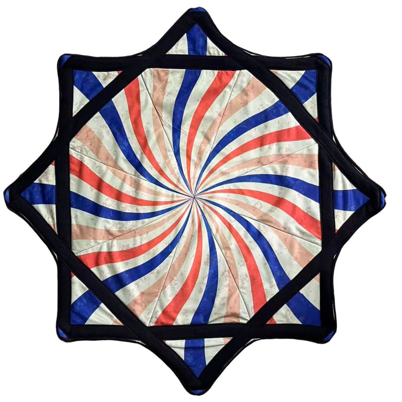 Șal de dans Yangko din Lycra, formă octagonală, pentru adulți, Primăvara 2023