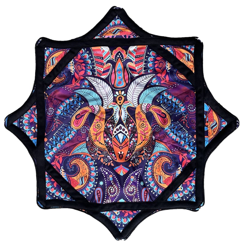 Șal de dans Yangko din Lycra, formă octagonală, pentru adulți, Primăvara 2023