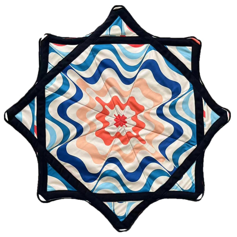 Șal de dans Yangko din Lycra, formă octagonală, pentru adulți, Primăvara 2023