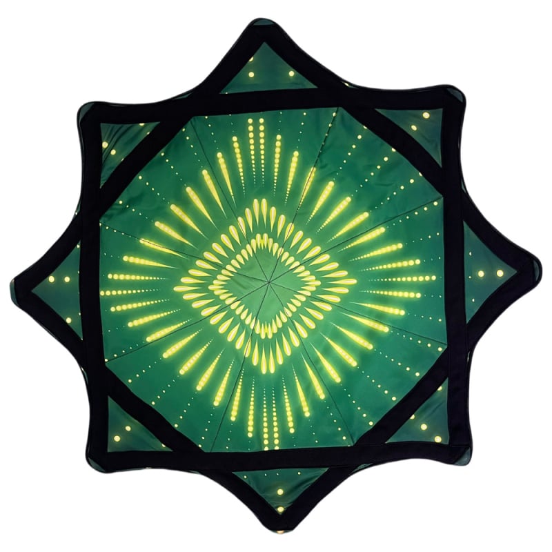 Șal de dans Yangko din Lycra, formă octagonală, pentru adulți, Primăvara 2023